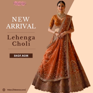 Burnt Orange Silk Adorned Premium Bridal Lehenga
