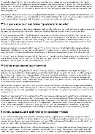 The Ultimate Guide to Windshield Replacement for Busy Drivers
