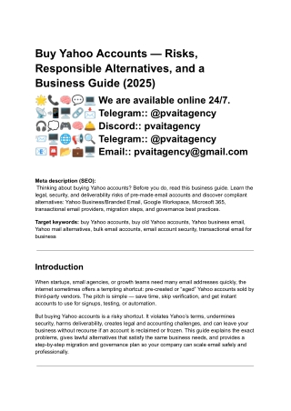 The Ultimate Guide to Buying Old Yahoo accounts (1)