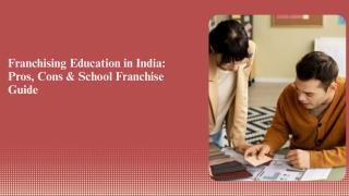Franchising Education in India Pros, Cons & School Franchise Guide