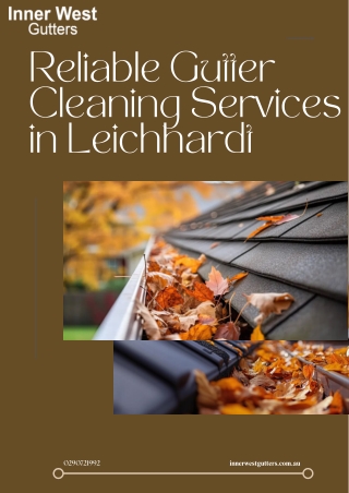 Reliable Gutter Cleaning Services in Leichhardt