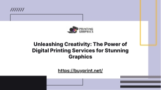 Digital Printing Services​