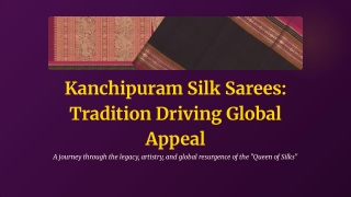 Kanchipuram Silk Sarees
