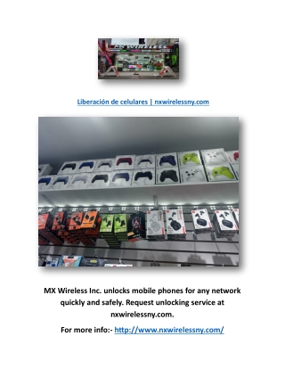 Liberación de celulares | nxwirelessny.com