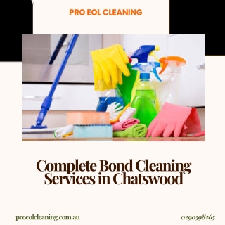 Complete Bond Cleaning Services in Chatswood