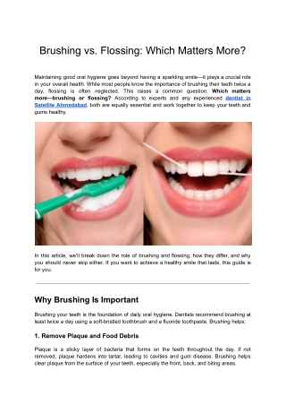 Brushing vs. Flossing_ Which Matters More_