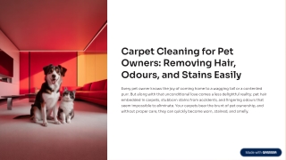 Carpet Cleaning Salt Lake City