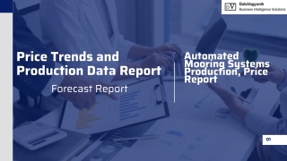 Automated Mooring Systems Production and Price Trend