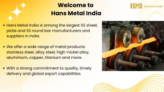 Stainless Steel Round Bar Manufacturer in India