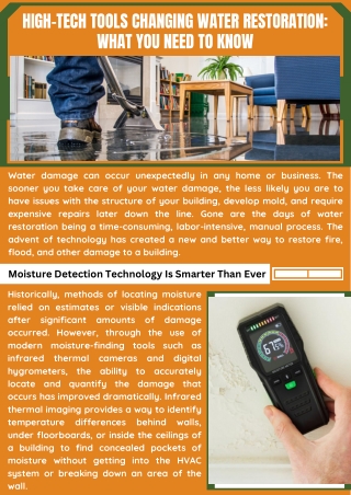 Efficient Water Restoration Specialists