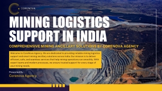 Optimizing Mining Operations with CoreNova Agency