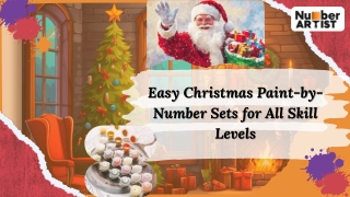 Easy Christmas Paint-by-Number Sets for All Skill Levels