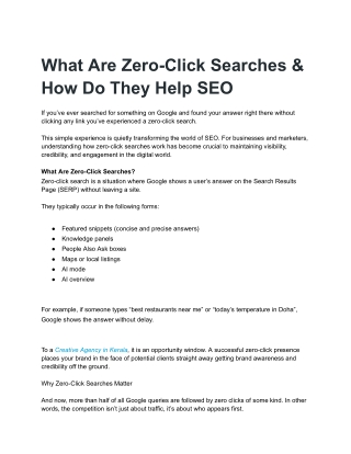 What Are Zero-Click Searches & How Do They Help SEO