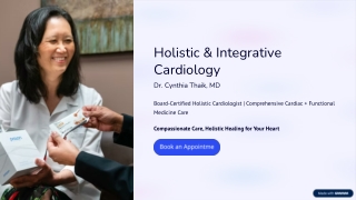 Holistic & Integrative Cardiology — Dr. Cynthia Thaik, MD