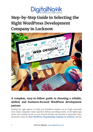 Best WordPress Development Company in Lucknow