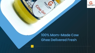 Ghar se Ghar – 100% Mom-Made Cow Ghee Delivered Fresh
