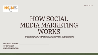 How Social Media Marketing Works