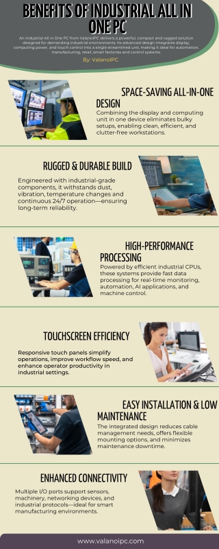 Top Benefits of Industrial All in One PC for Modern Industrial Automation  ValanoIPC