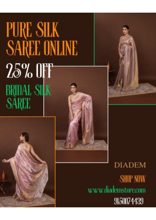 pure silk saree online