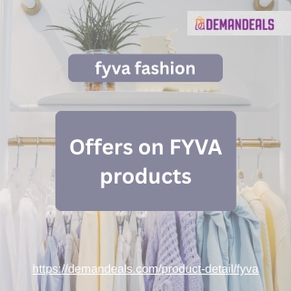 Offer on FYVA products