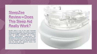 SleepZee Mouthpiece Review Pros, Cons & Real User Experiences!