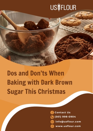 Dos and Don’ts When Baking with Dark Brown Sugar This Christmas