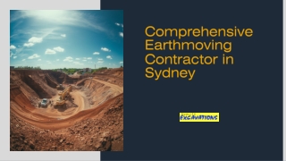 Comprehensive Earthmoving Contractor in Sydney for All Project Needs