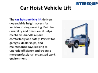 Automotive Brake Lathe, Lift & Diagnostic Scanner Service Hub