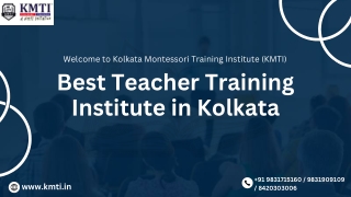 Best Teacher Training Institute in Kolkata