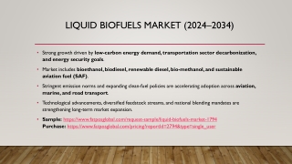 Liquid Biofuels Market (2024–2034)