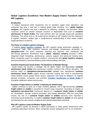 Global Logistics Excellence_ How Modern Supply Chains Transform with IAP Logistics (2)