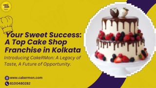 Top Cake Shop Franchise in Kolkata