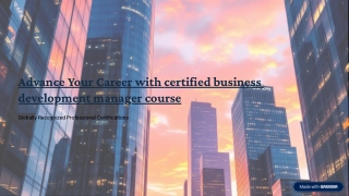 Professional Certifications to Accelerate Your Growth as a Business Development