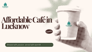 Affordable Café in Lucknow