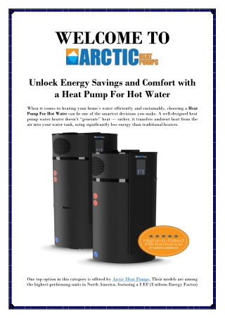 Why Heat Pump Water Heaters Are Smart for Your Home