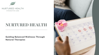 Nurtured Health Guides Naturopath Naturopathic Doctor In Mississauga Wellness