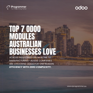 Top 7 Odoo Modules Australian Businesses LOVE