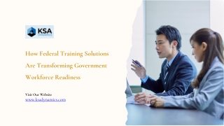 How Federal Training Solutions Are Transforming Government Workforce Readiness