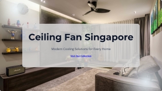 Ceiling Fans With Remote & Smart Control Features