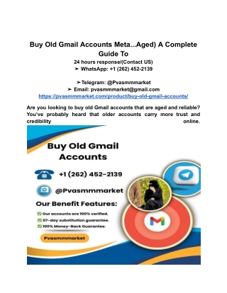 Buy Old Gmail Accounts Meta...Aged) A Complete Guide To (1)