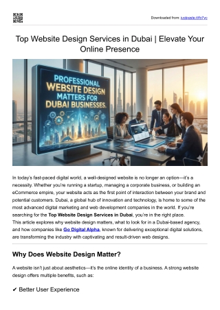 Custom Website Design Experts in Dubai | Designs Built to Convert