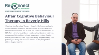 Affair Cognitive Behaviour Therapy in Beverly Hills