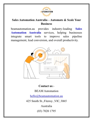 Sales Automation Australia – Automate & Scale Your Business