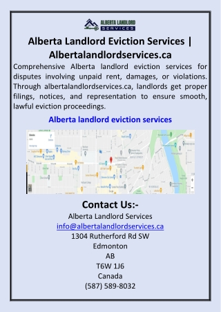 Alberta Landlord Eviction Services  Albertalandlordservices.ca
