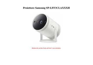 1346 Proiettore Samsung SP-LFF3CLAXXXH