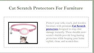 Cat Scratch Protectors for Furniture
