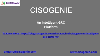 An Intelligent GRC Platform