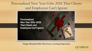 Personalized New Year Gifts 2026 That Clients
