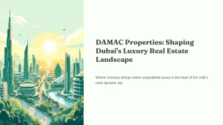 DAMAC Properties | Luxury Real Estate Developer in Dubai