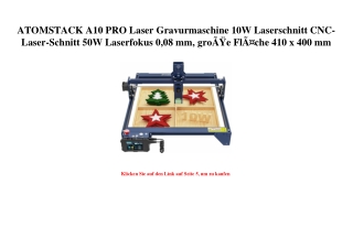 9942 ATOMSTACK A10 PRO Laser Gravurmaschine 10W Laserschnitt CNC-Laser-Schnitt 50W Laserfokus 0 08 mm  g
